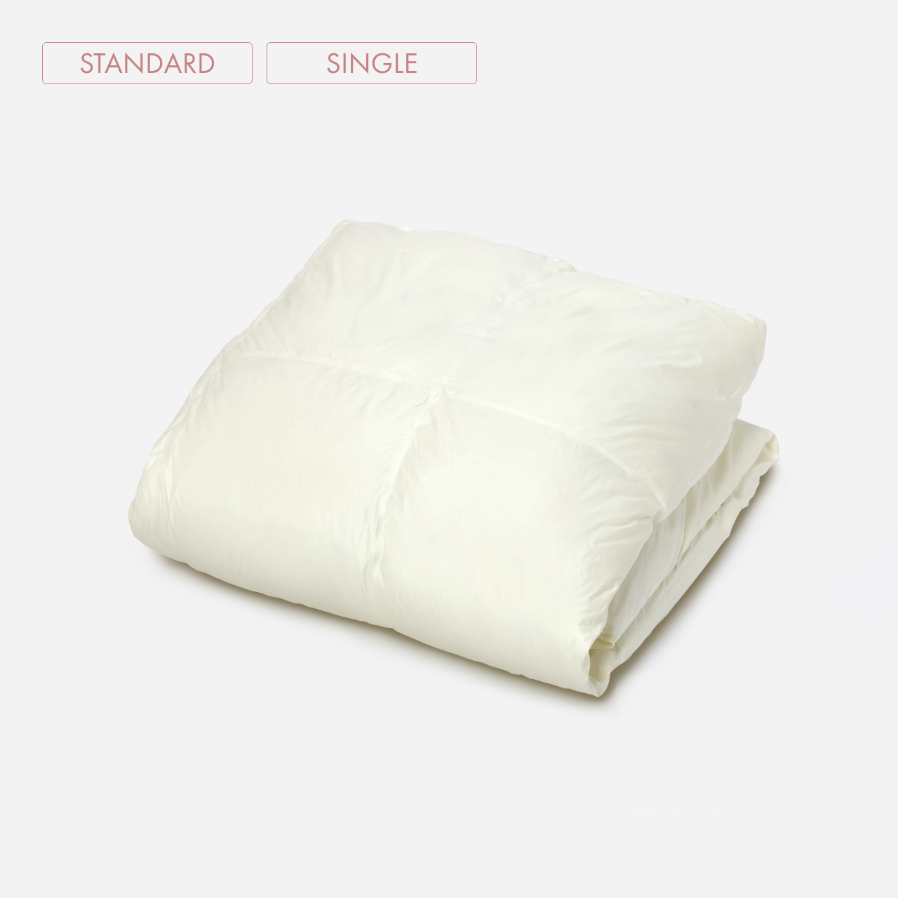 アレルギー対策羽毛布団 ベーシック(ROSE RUBAN)